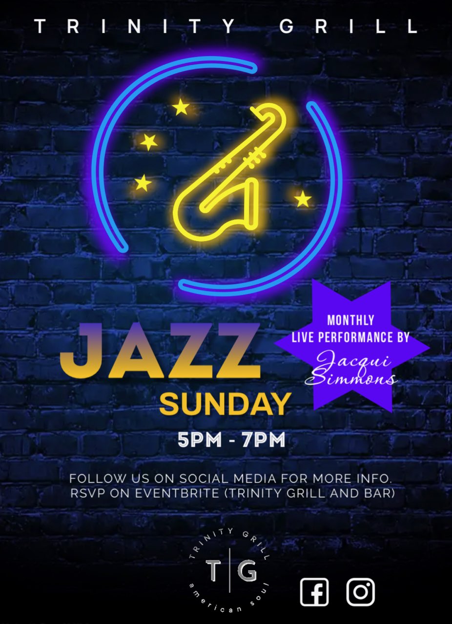 Things to do in DC Trinity Grill & Bar Jazz Sunday
